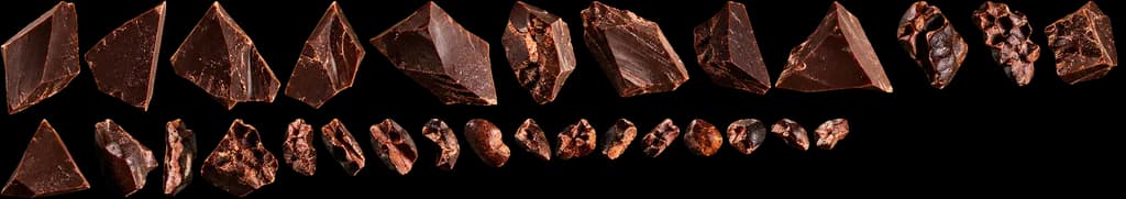 Chocolate shards